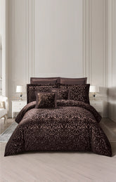 Dark Chocolate Chenille Comforter Set